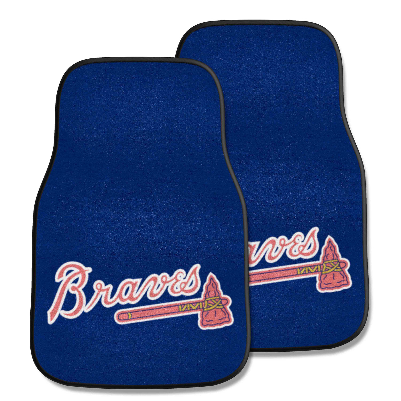 MLB - Atlanta Braves 2-pc Carpet Car Mat Set