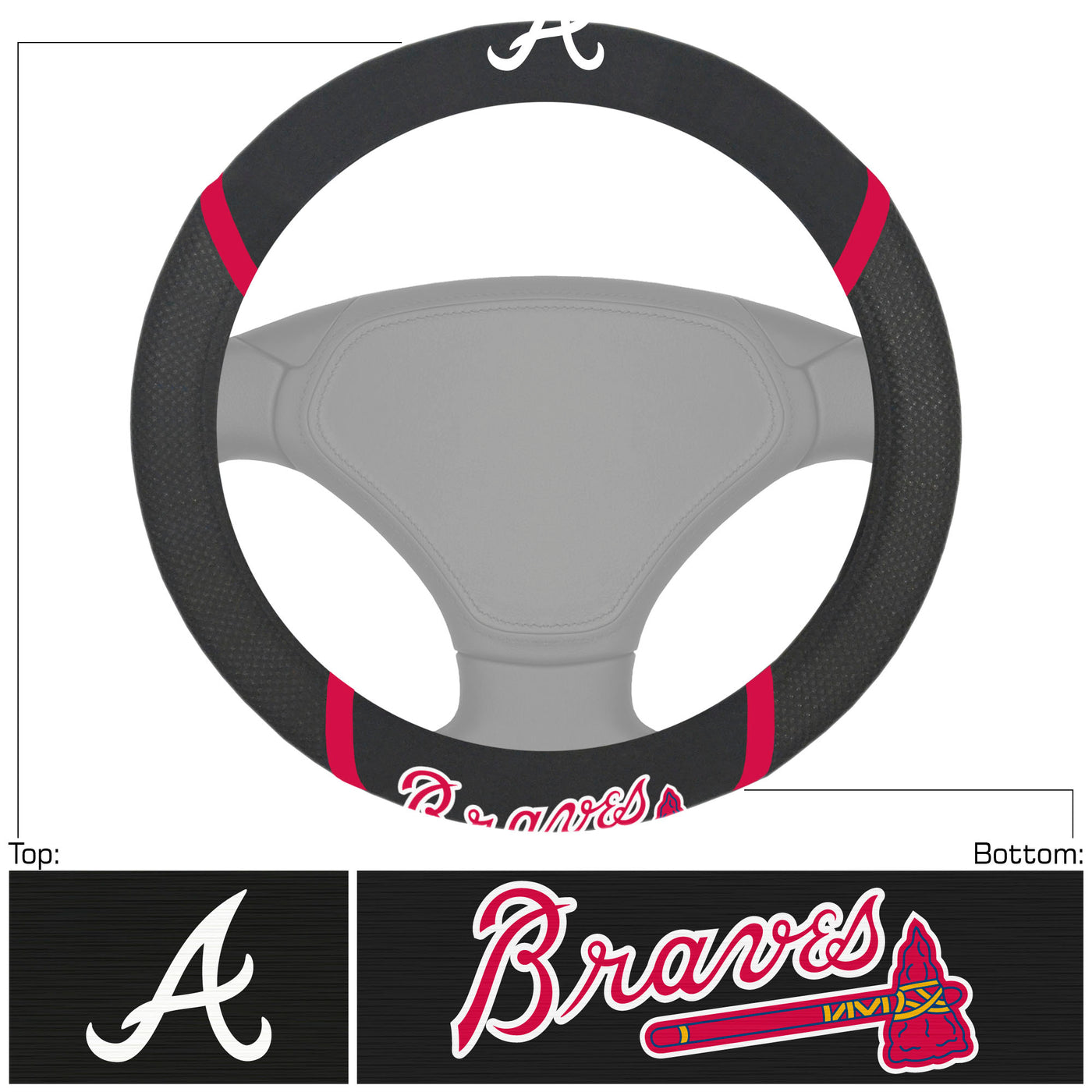 MLB - Atlanta Braves Steering Wheel Cover