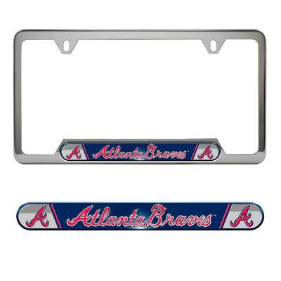 MLB - Atlanta Braves Embossed License Plate Frame
