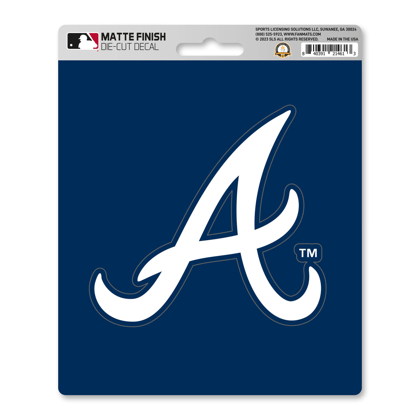 MLB - Atlanta Braves Matte Decal