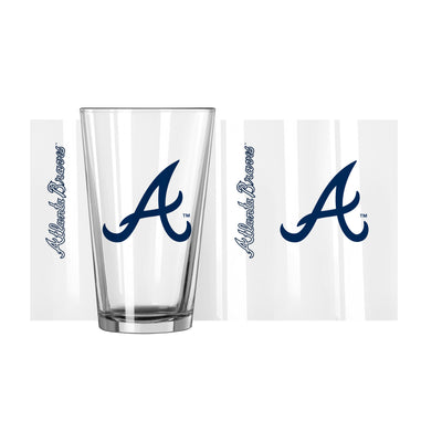 Atlanta Braves 16oz Gameday Pint Glass - Logo Brands