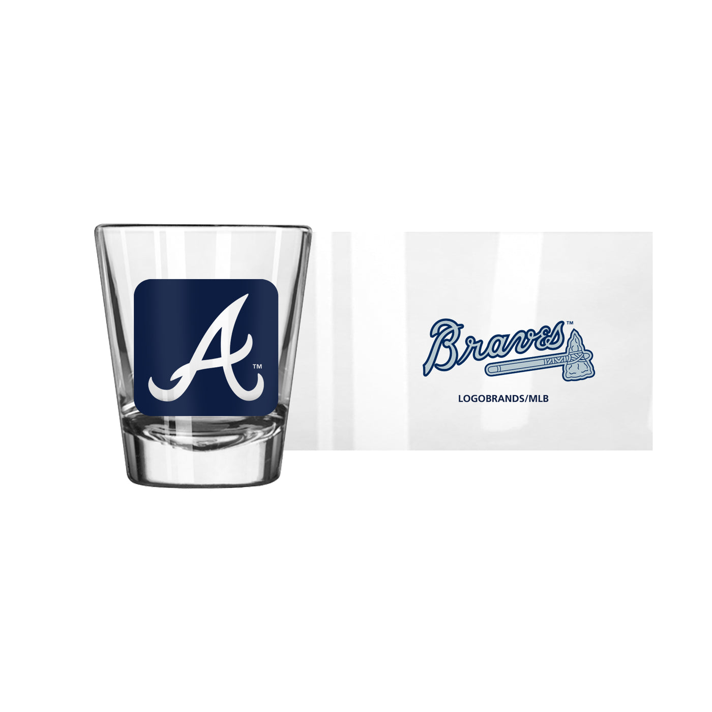 Atlanta Braves 2oz Cube Shot Glass
