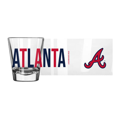 Atlanta Braves 2oz Overtime Shot Glass