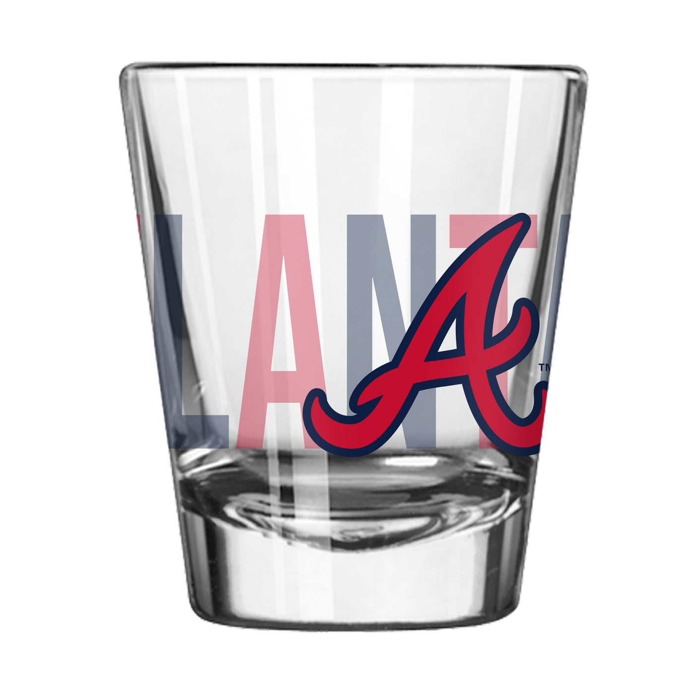 Atlanta Braves 2oz Overtime Shot Glass
