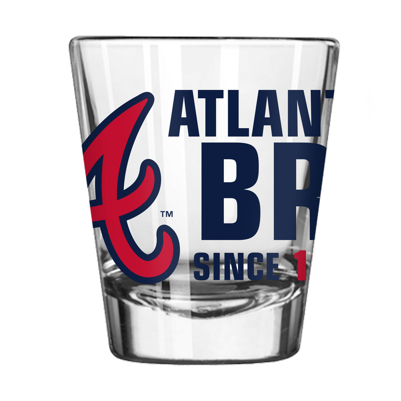 Atlanta Braves 2oz Spirit Shot Glass