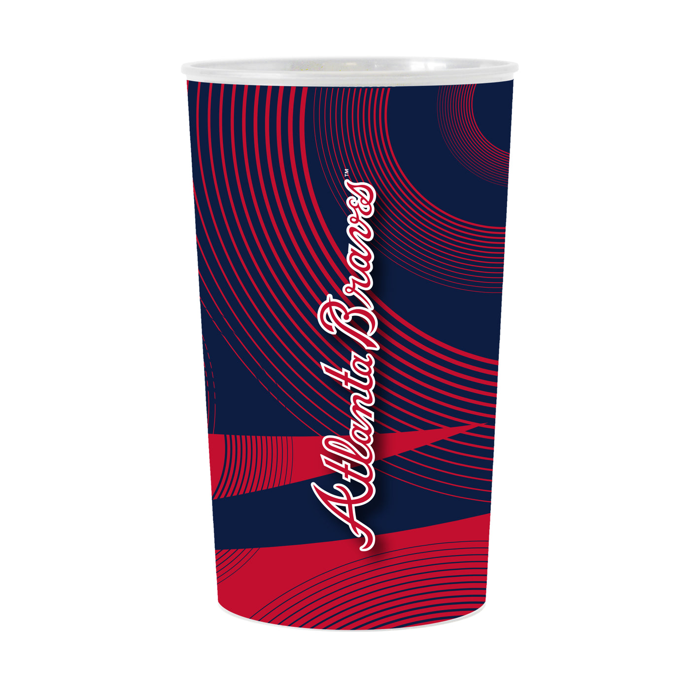 Atlanta Braves 4pk Geometric 22oz Hardwall Cup