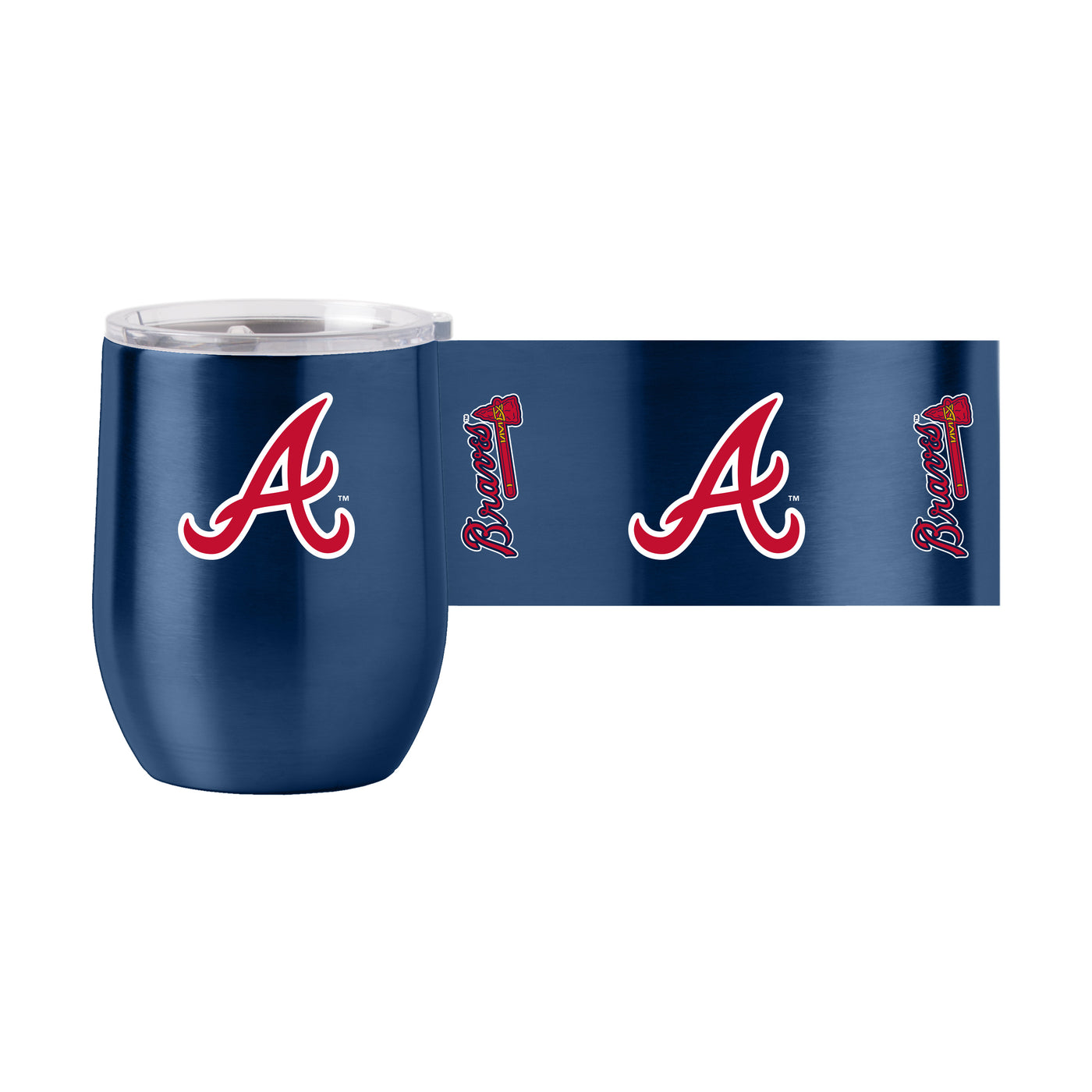 Atlanta Braves 16oz Gameday Stainless Curved Beverage