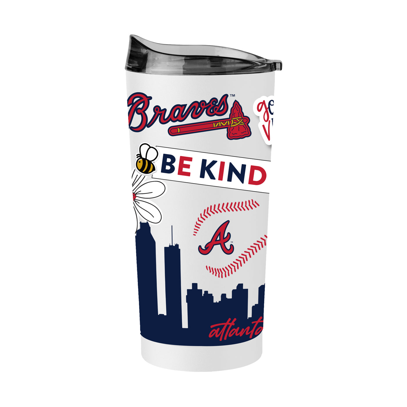 Atlanta Braves 20oz Native Powder Coat Tumbler