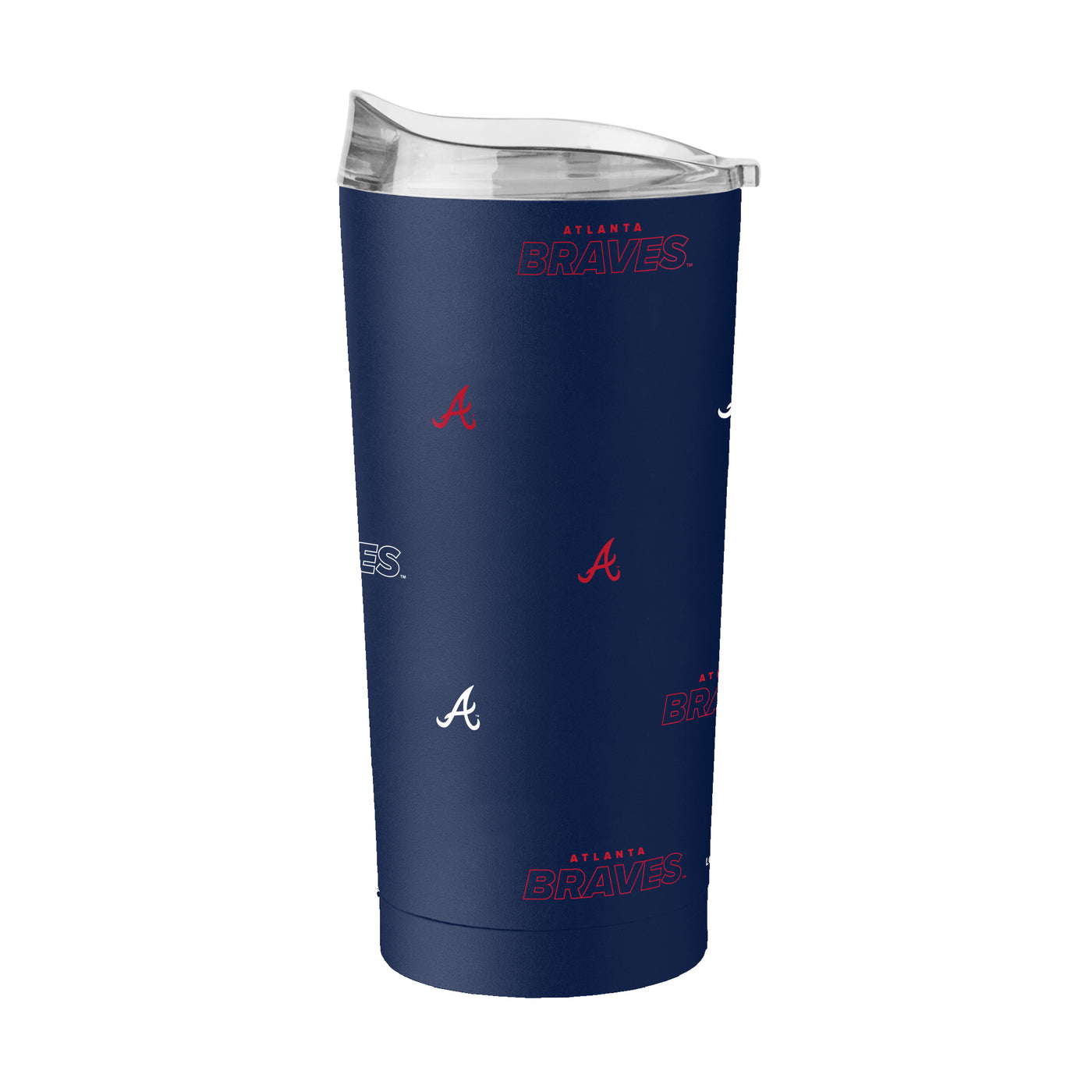 Atlanta Braves 20oz Step And Repeat Powder Coat Tumbler