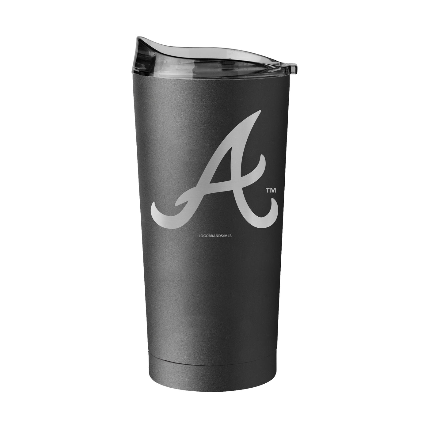 Atlanta Braves GunMetal 20oz Black Powder Coat Tumbler