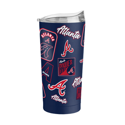 Atlanta Braves 20oz Dream Weave Powder Coat Tumbler