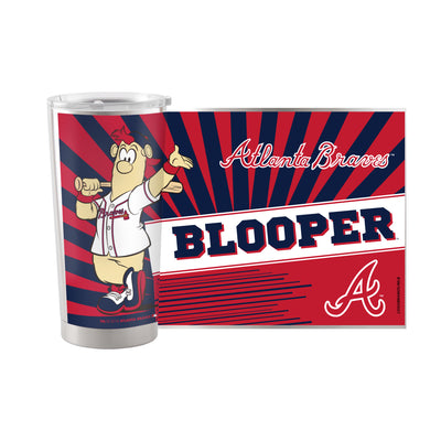 Atlanta Braves 20oz Mascot Stainless Steel Tumbler