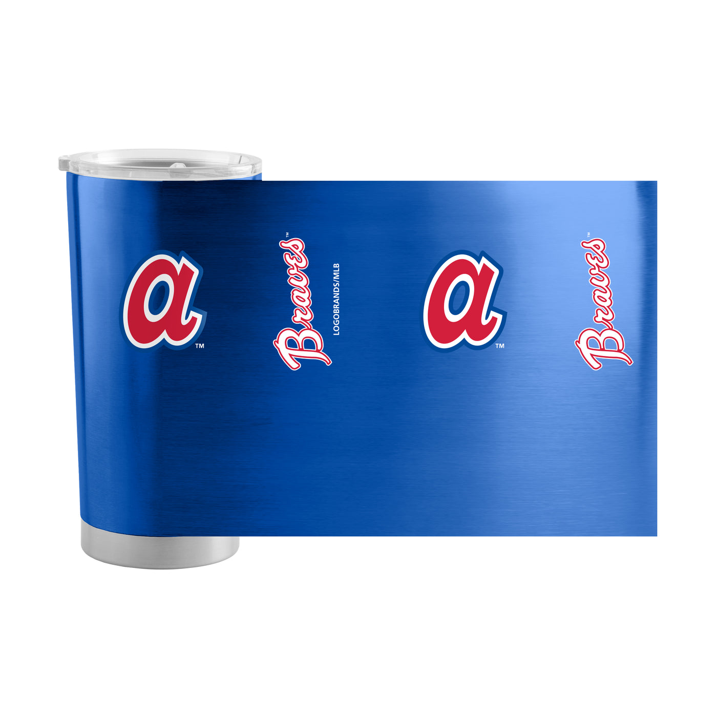 Atlanta Braves 20oz Retro A Gameday Stainless Steel Tumbler