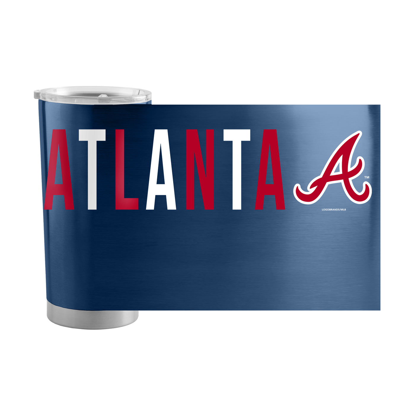 Atlanta Braves 20oz Overtime Stainless Tumbler