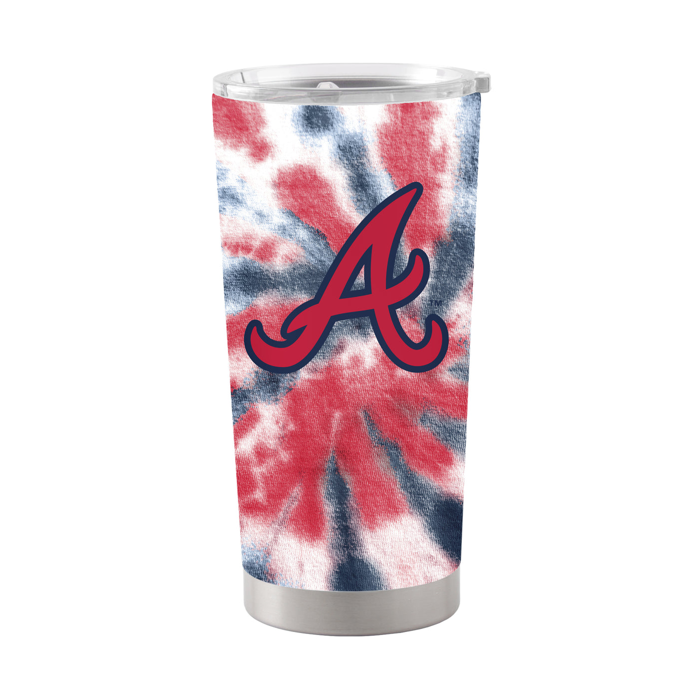 Atlanta Braves 20oz Tie Dye Stainless Steel Tumbler