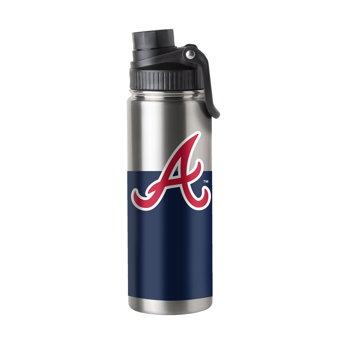 Atlanta Braves 21oz Colorblock Twist Top Water Bottle
