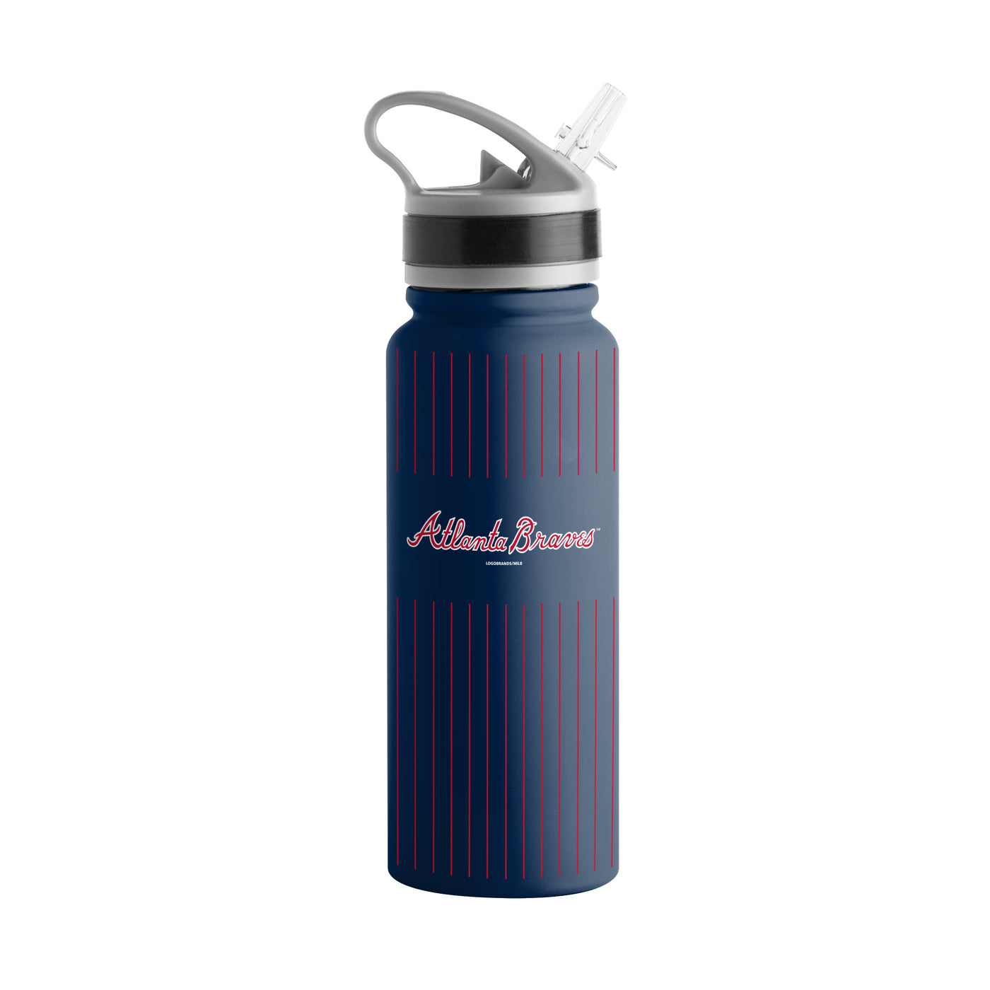 Atlanta Braves 25oz Pinstripes SingleWall FlipTop Bottle