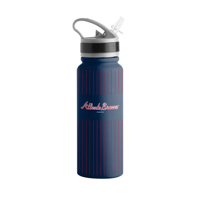 Atlanta Braves 25oz Pinstripes SingleWall FlipTop Bottle