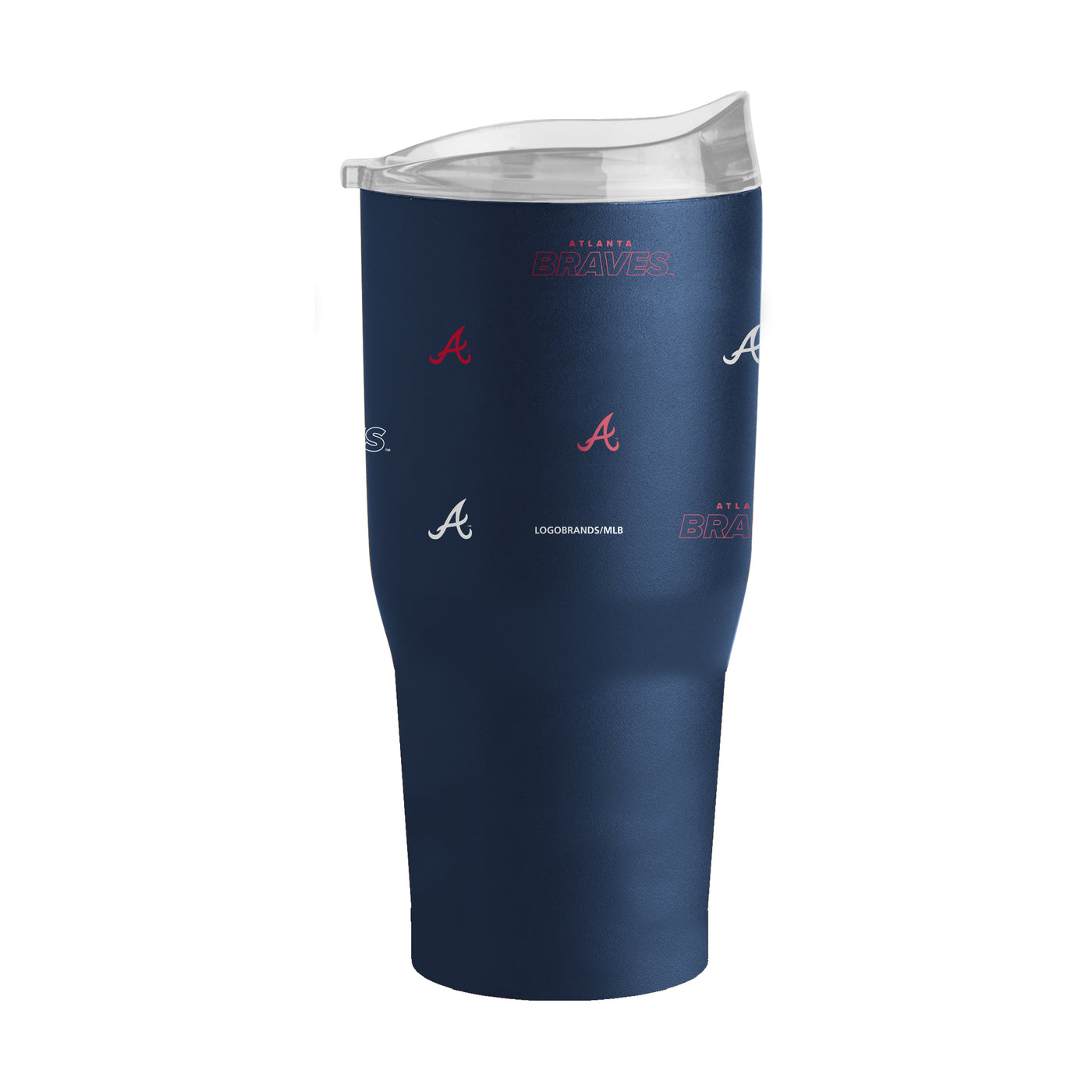 Atlanta Braves 30oz Step And Repeat Powder Coat Tumbler