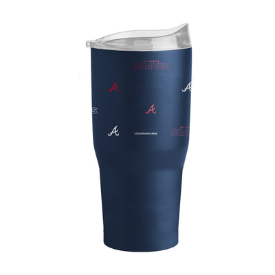 Atlanta Braves 30oz Step And Repeat Powder Coat Tumbler