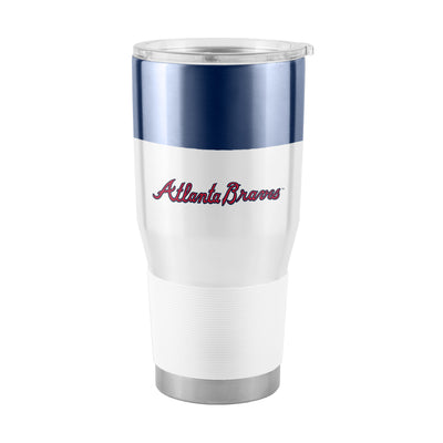 Atlanta Braves 30oz Colorblock Stainless Steel Tumbler