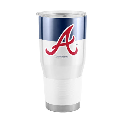 Atlanta Braves 30oz Colorblock Stainless Steel Tumbler