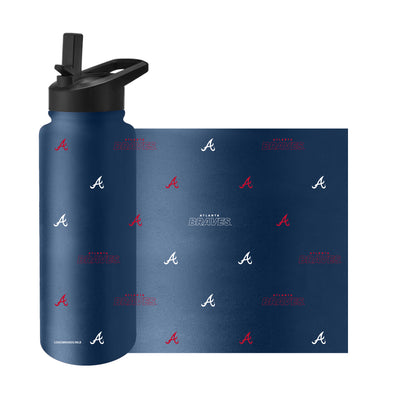 Atlanta Braves 34oz Step And Repeat Quencher Bottle