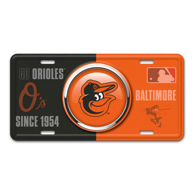 MLB - Baltimore Orioles Embossed Metal License Plate