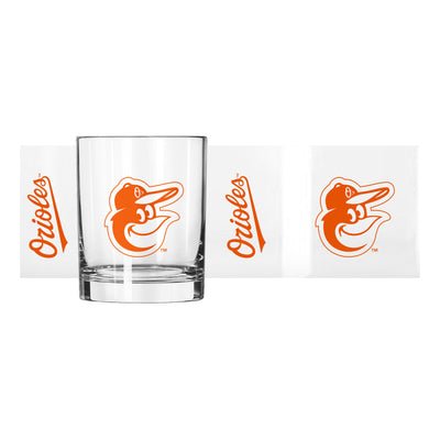 Baltimore Orioles 14oz Gameday Rocks Glass