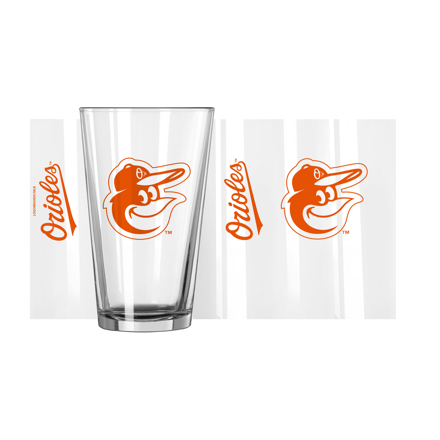 Baltimore Orioles 16oz Gameday Pint Glass - Logo Brands