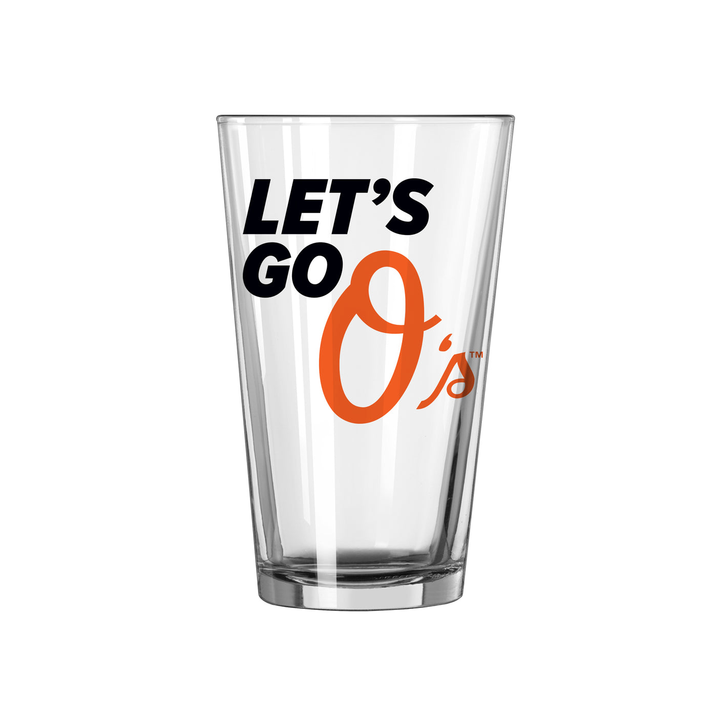 Baltimore Orioles 16oz Slogan Pint Glass