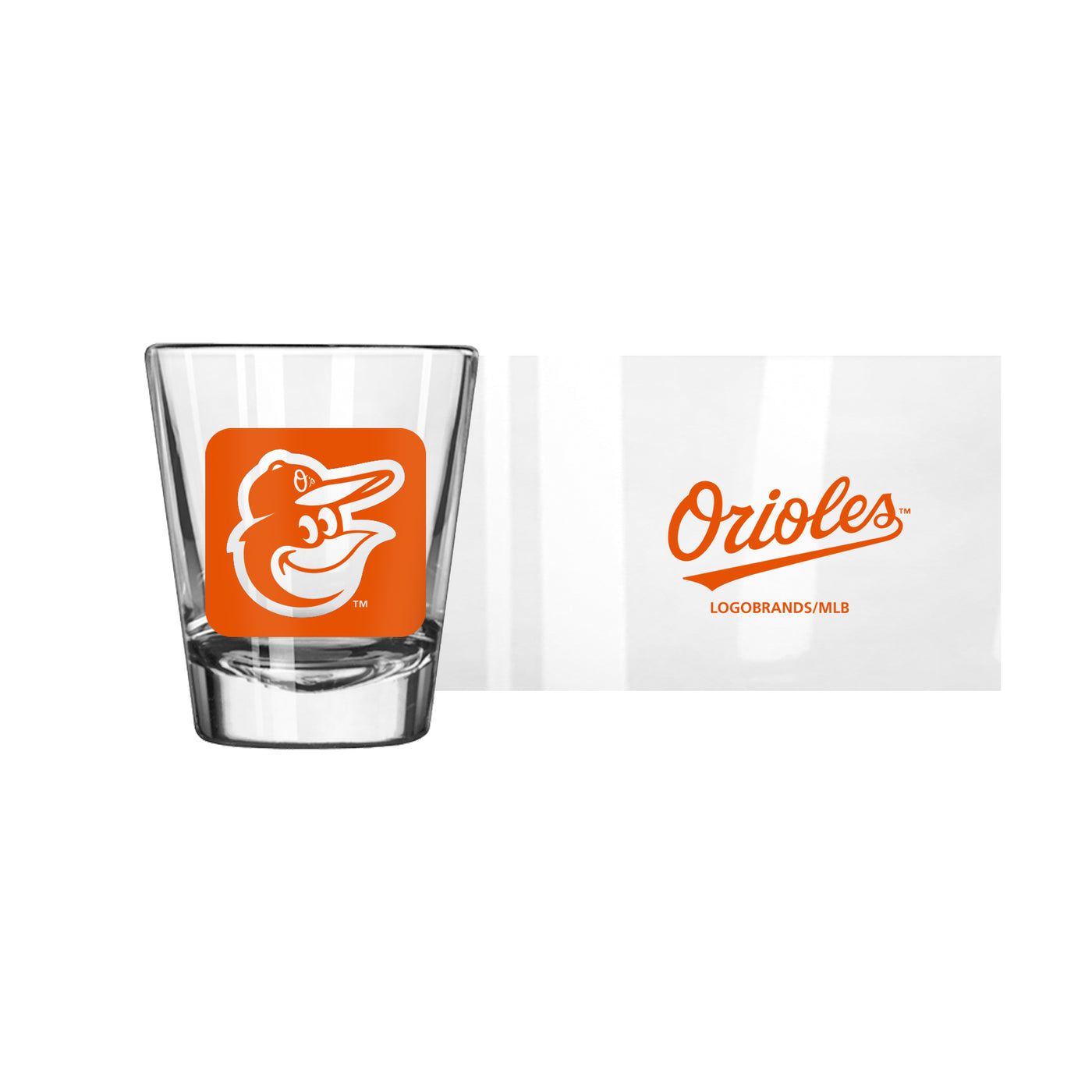 Baltimore Orioles 2oz Cube Shot Glass
