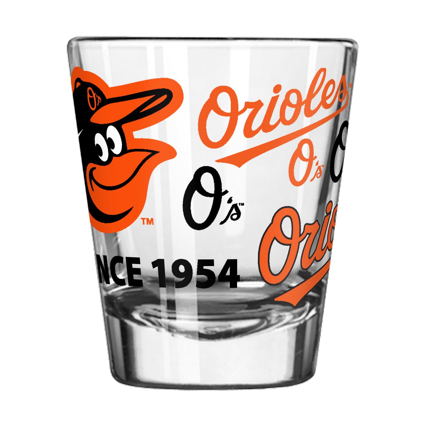 Baltimore Orioles 2oz Spirit Shot Glass