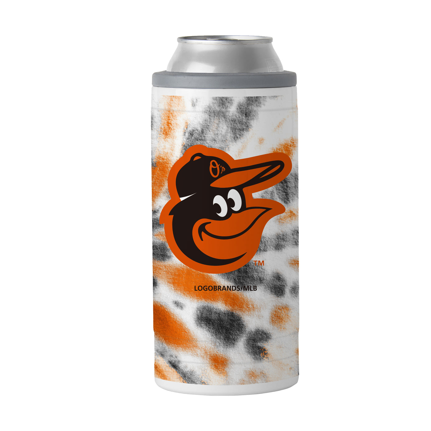 Baltimore Orioles 12oz Tie Dye Slim Can Coolie