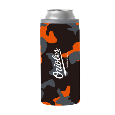 Baltimore Orioles 12oz Camo Slim Can Coolie