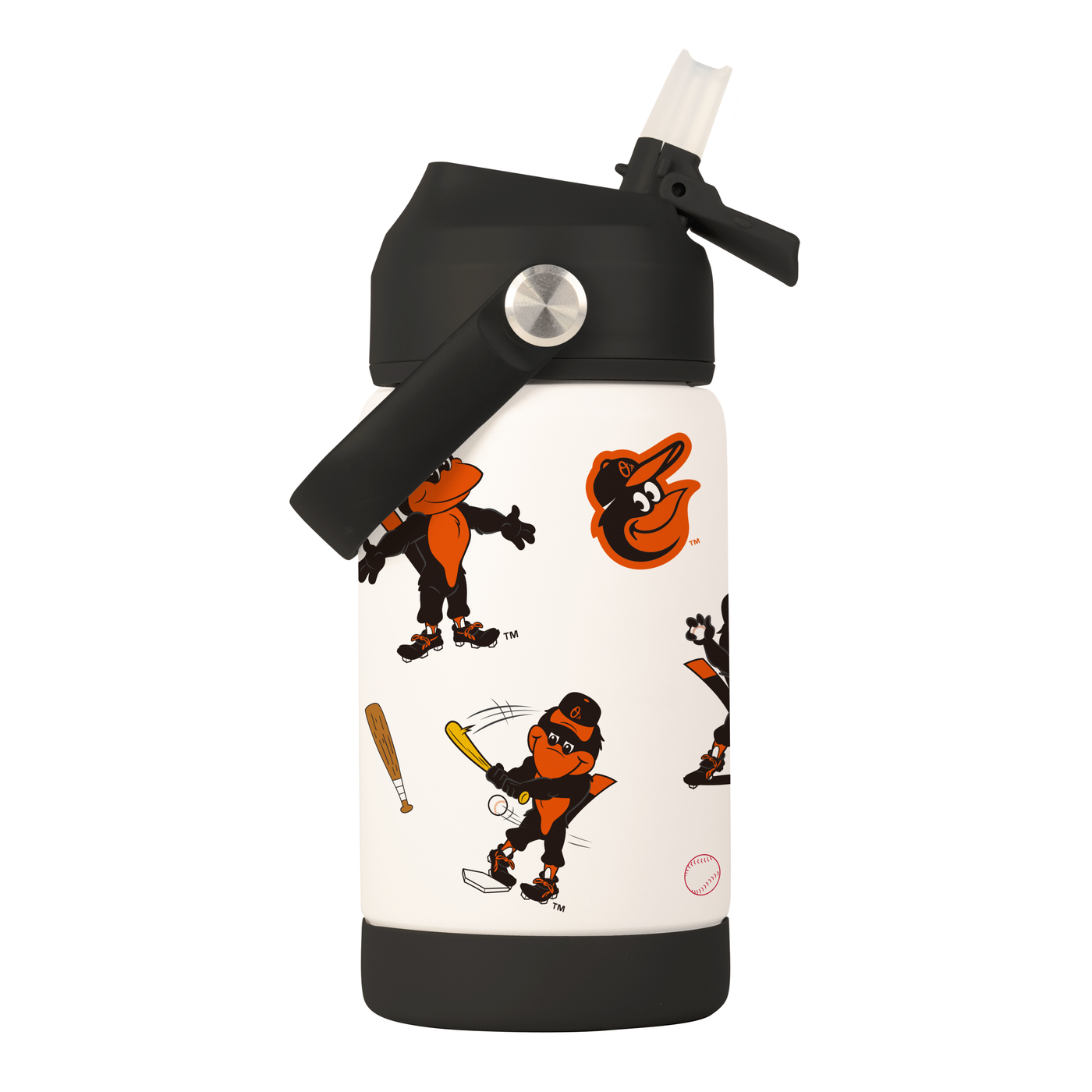 Baltimore Orioles 12oz Mascot SS Kids Bottle