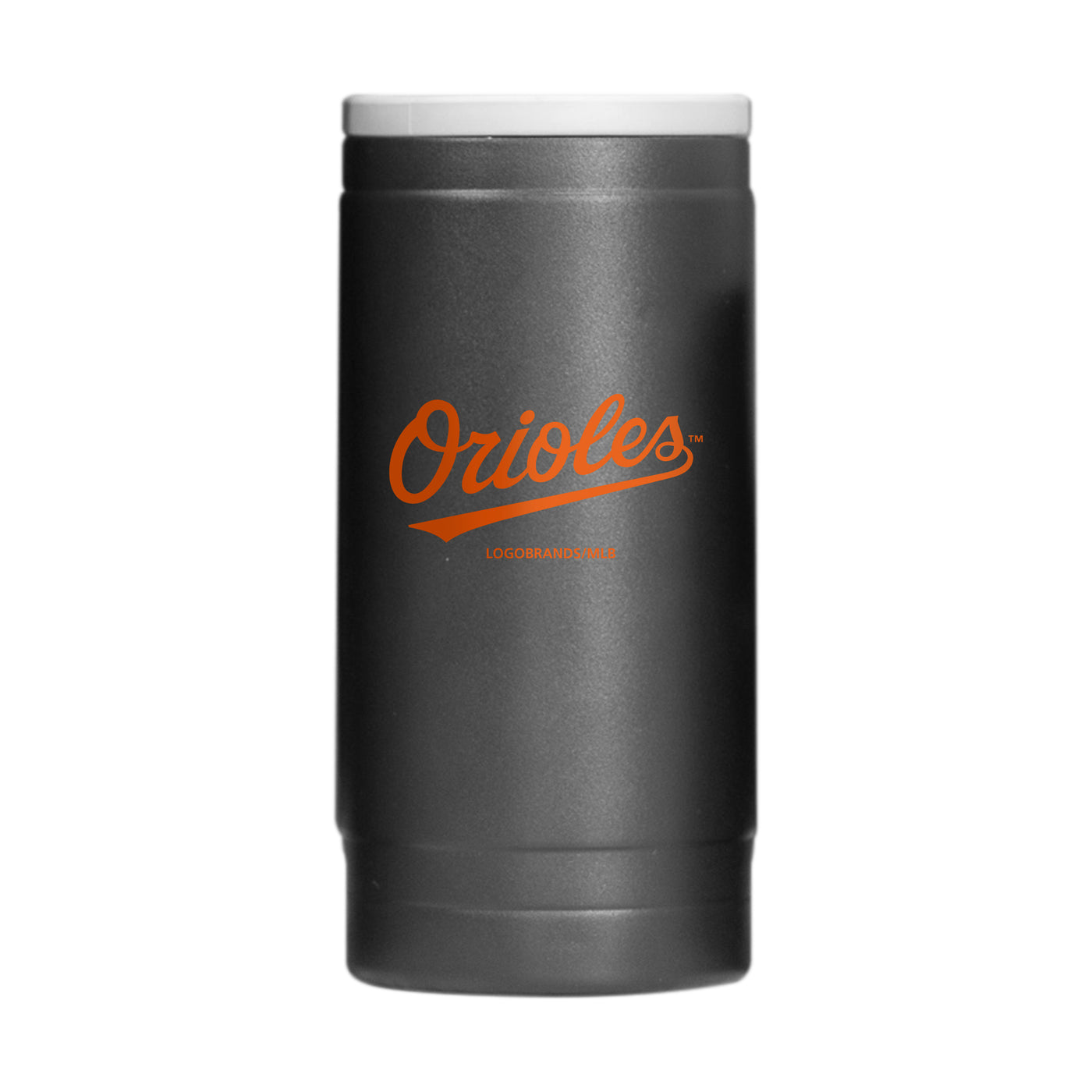 Baltimore Orioles Flipside Powder Coat Slim Can Coolie - Logo Brands