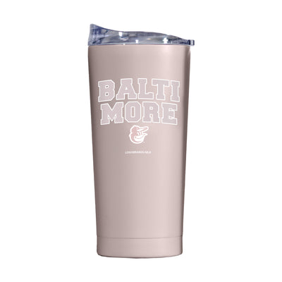 Baltimore Orioles 20oz Stencil Powder Coat Tumbler