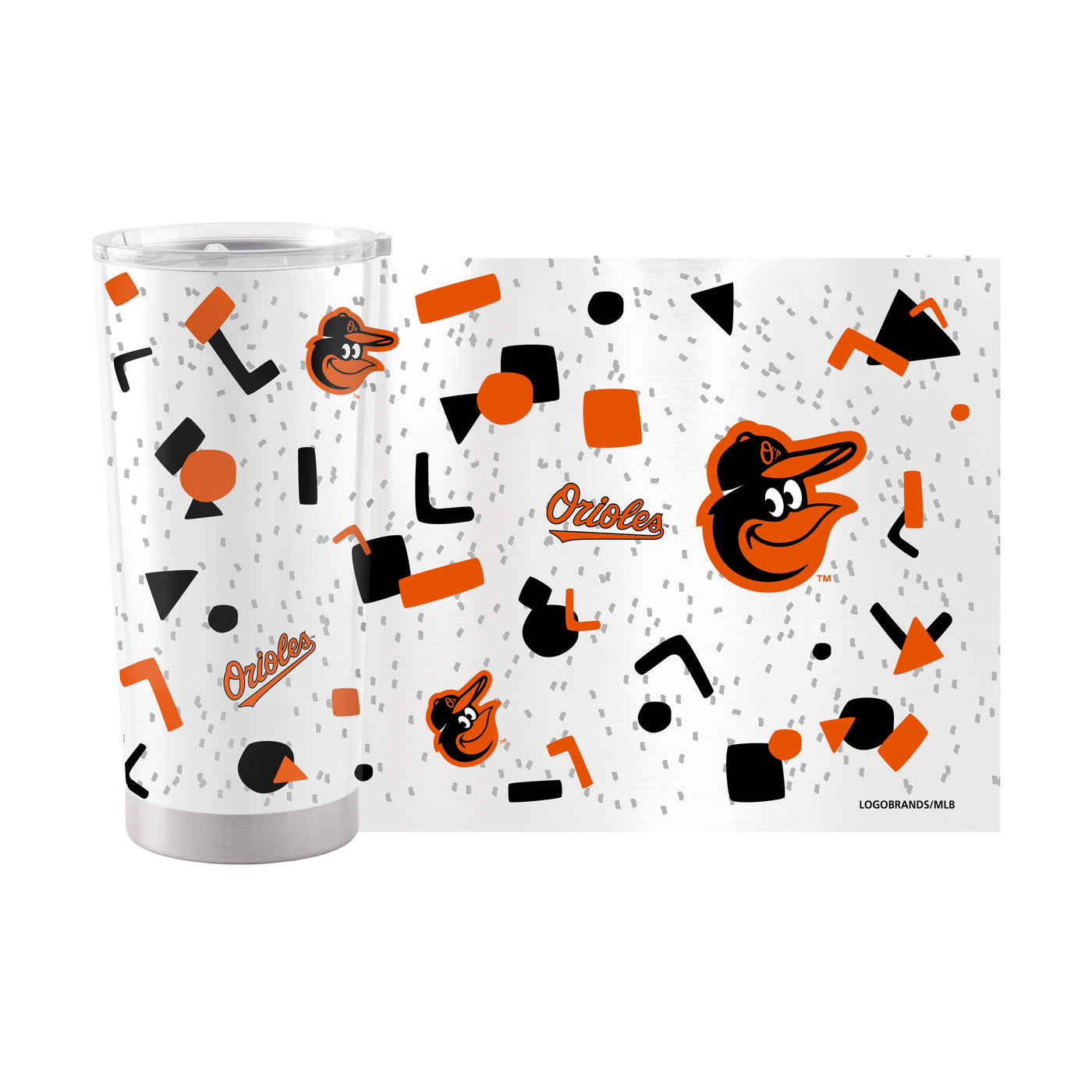 Baltimore Orioles 20oz Flashback Stainless Steel Tumbler