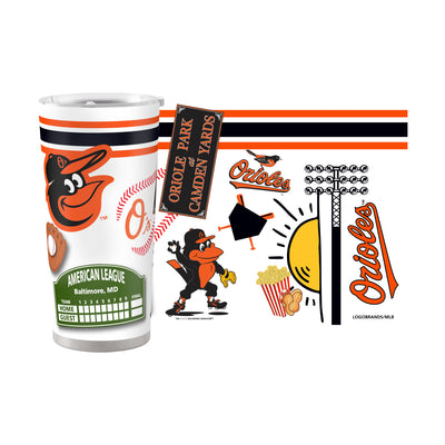 Baltimore Orioles 20oz Native Stainless Steel Tumbler