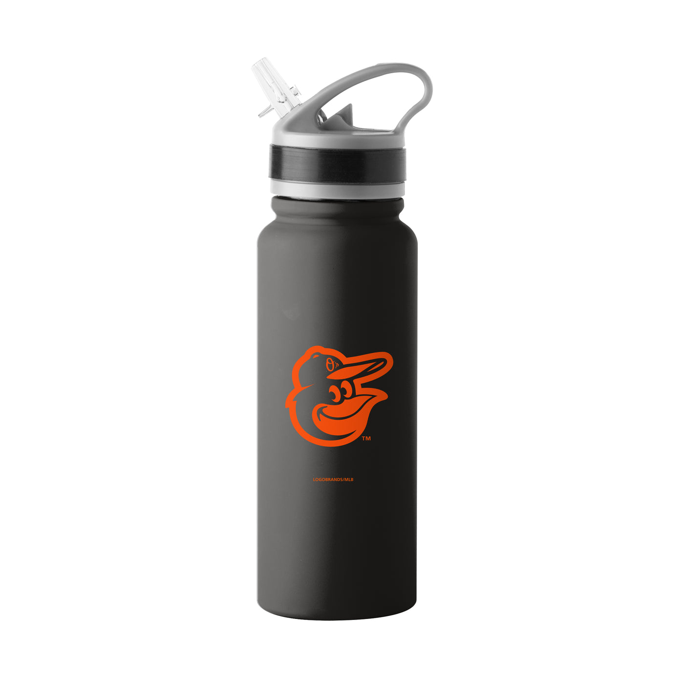 Baltimore Orioles Logo 25oz Stainless Single Wall Flip Top Bottle