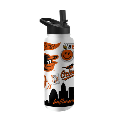 Baltimore Orioles 34oz Native Quencher Bottle