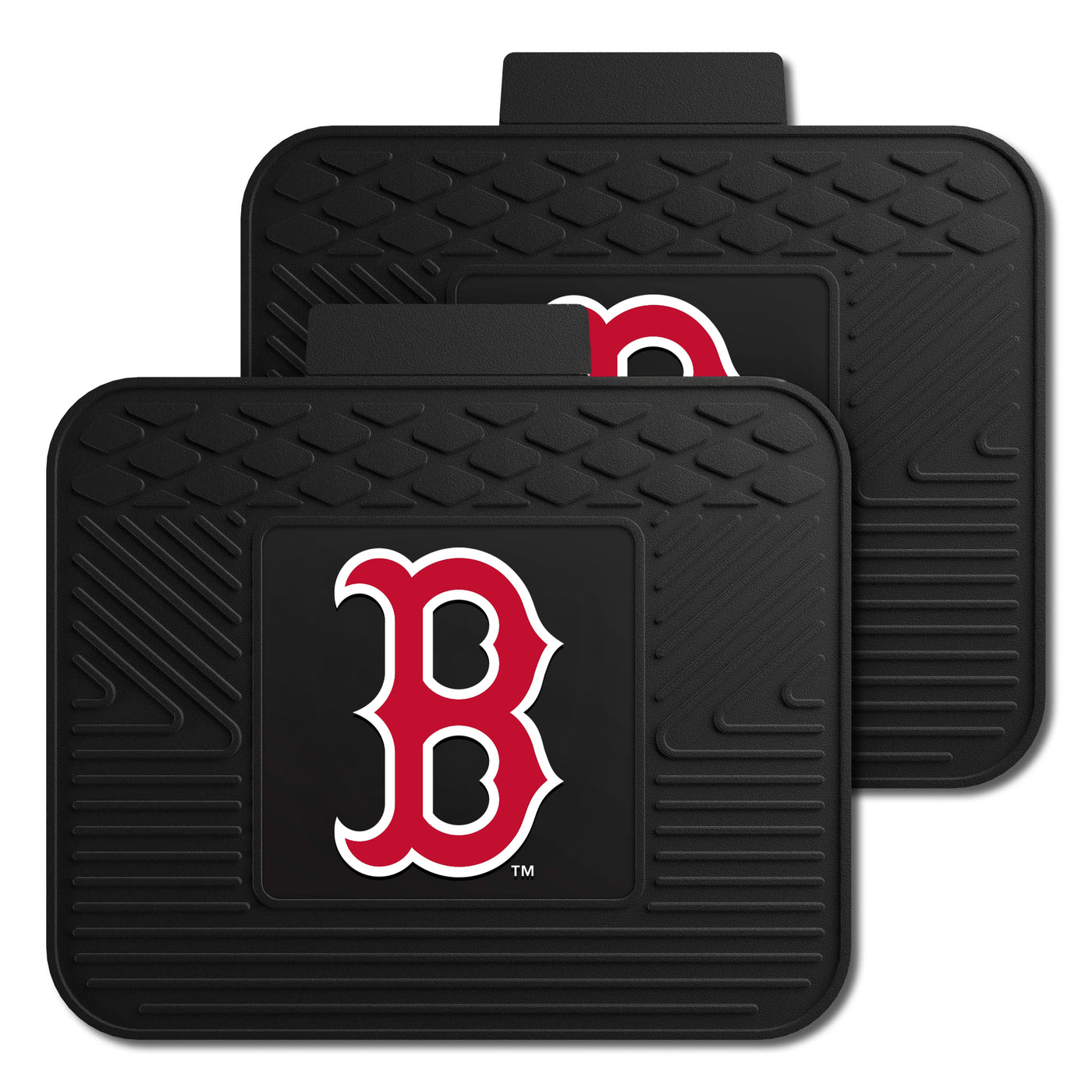 Boston Red Sox 2pc Car Utility Mat Set 14x17