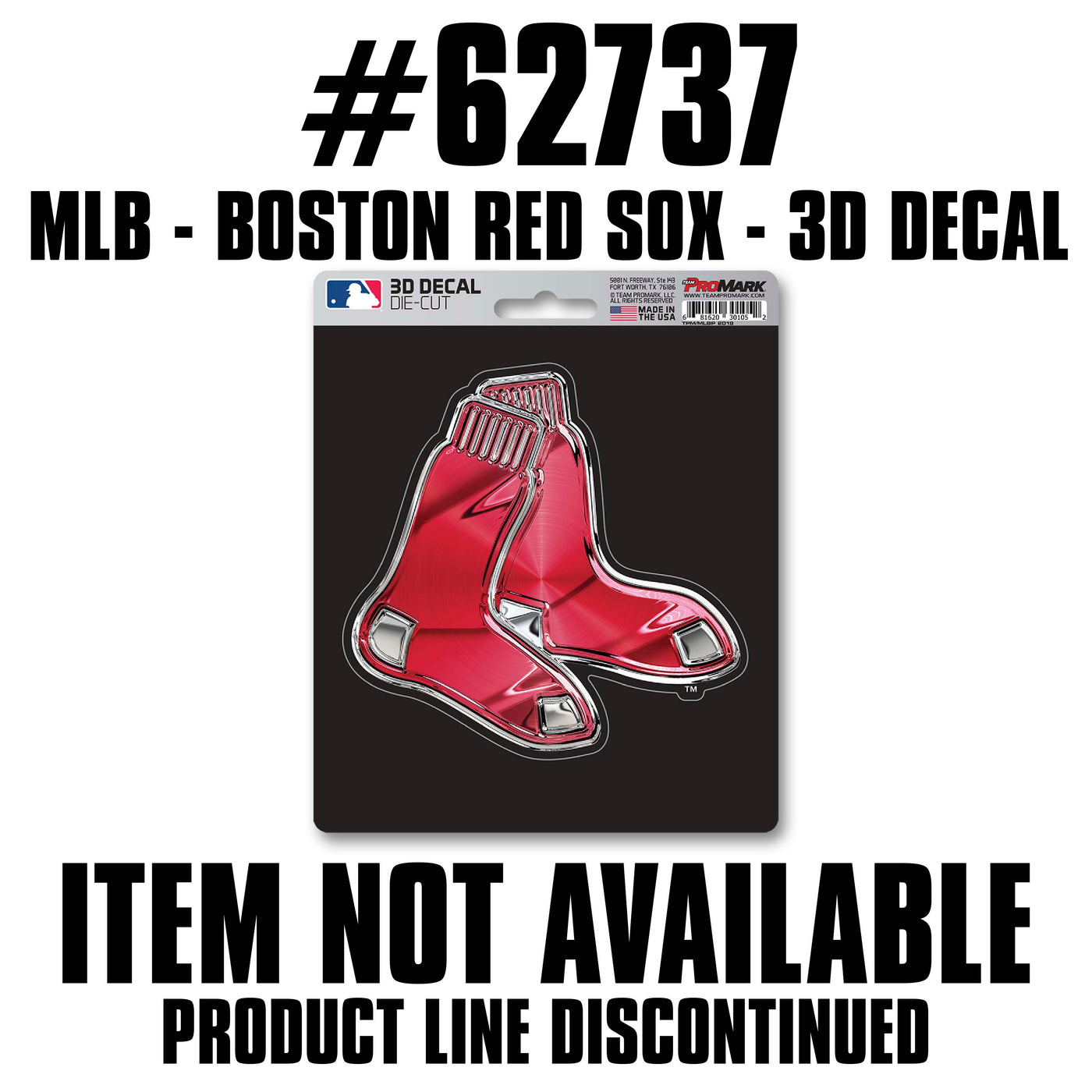 MLB - Boston Red Sox 3D Decal