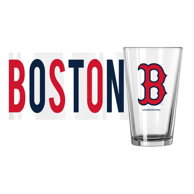 Boston Red Sox 16oz Overtime Pint Glass
