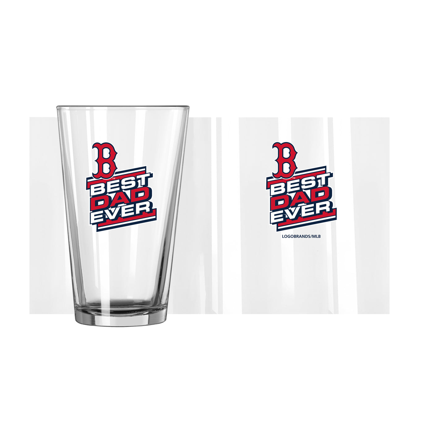 Boston Red Sox Best Dad 16oz Pint Glass