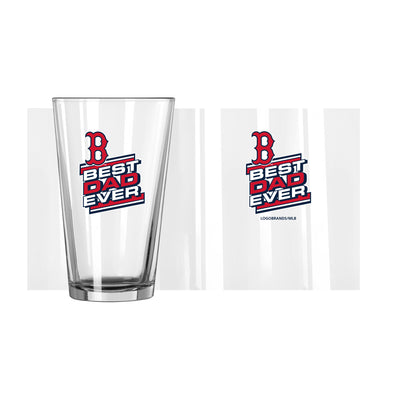 Boston Red Sox Best Dad 16oz Pint Glass