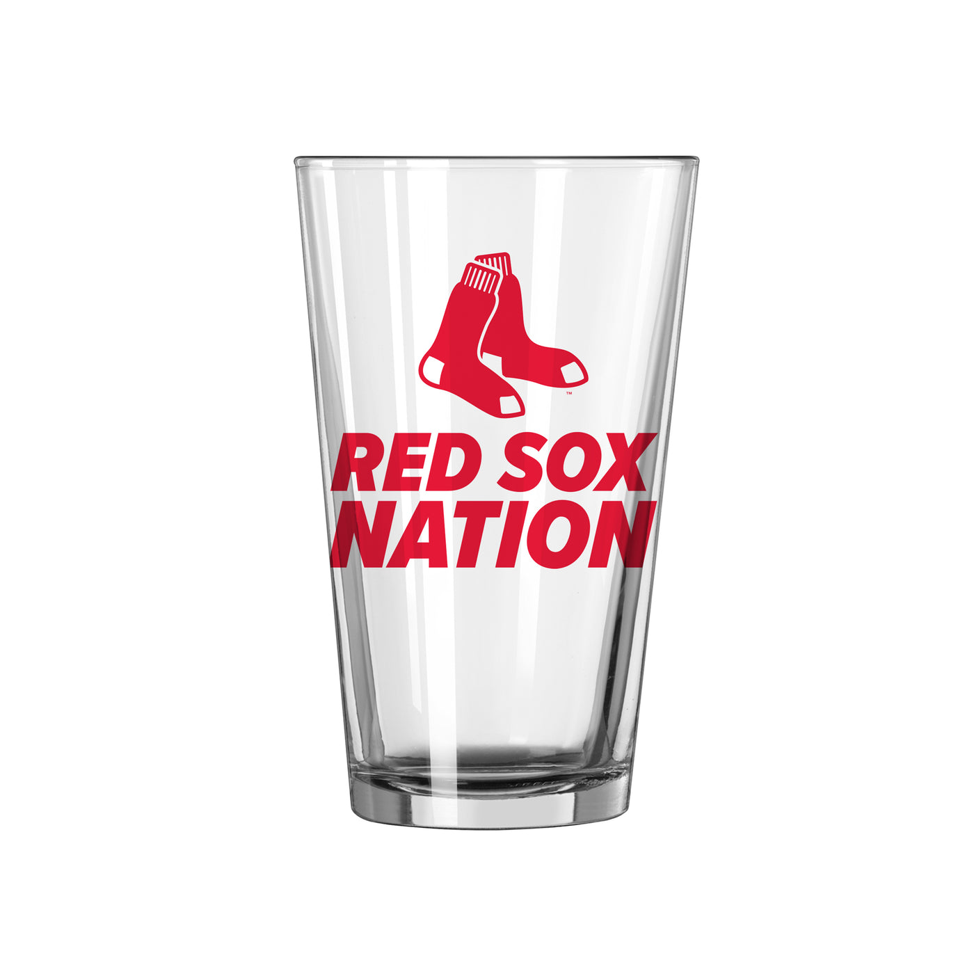 Boston Red Sox 16oz Slogan Pint Glass - Logo Brands