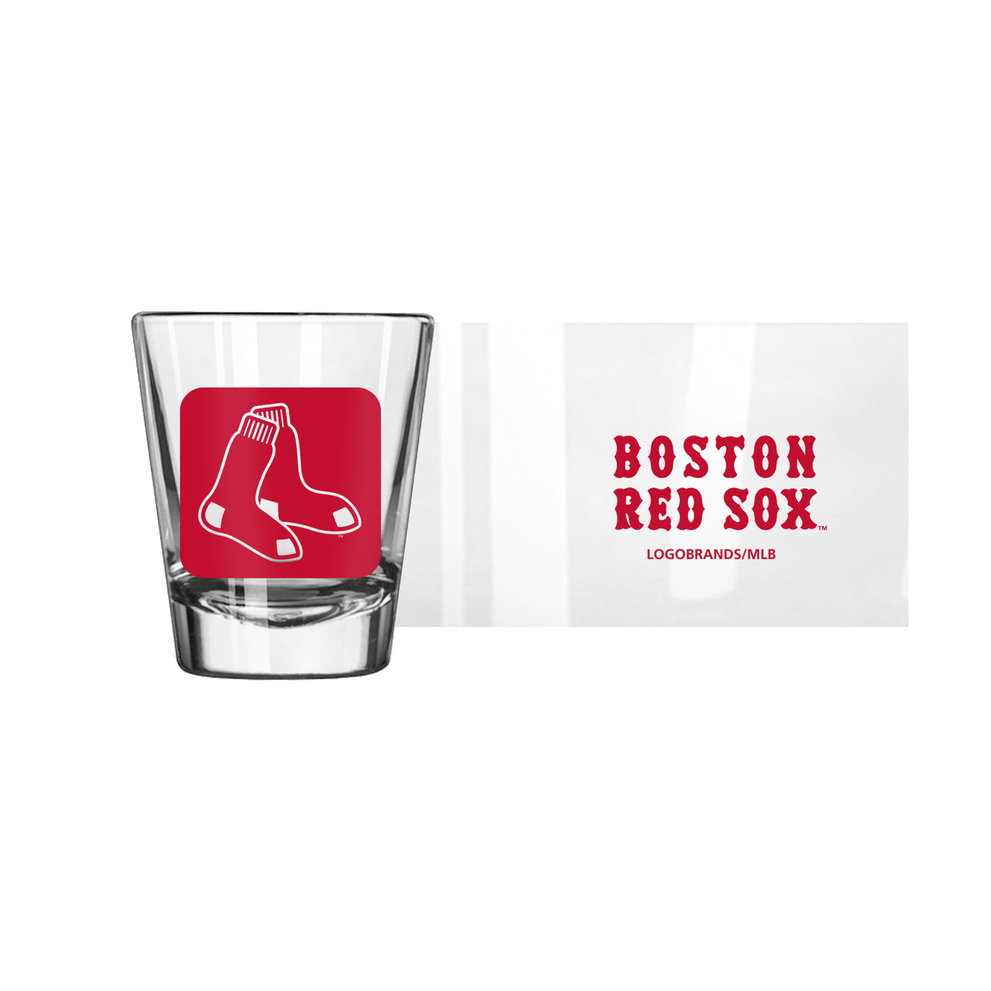 Boston Red Sox 2oz Cube Shot Glass