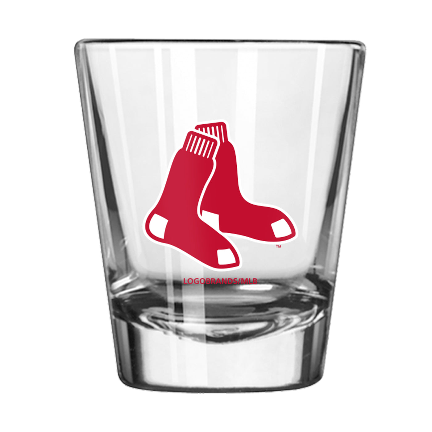 Boston Red Sox 2oz Socks Logo Shot Glass